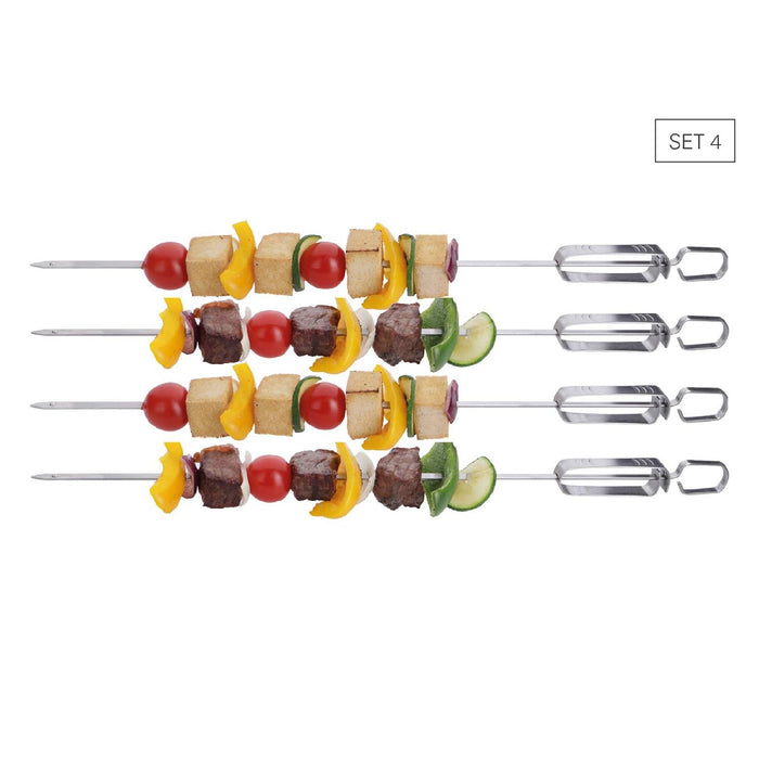 Weis Grillspieße mit Abstreifer, 45 cm  -Set 4