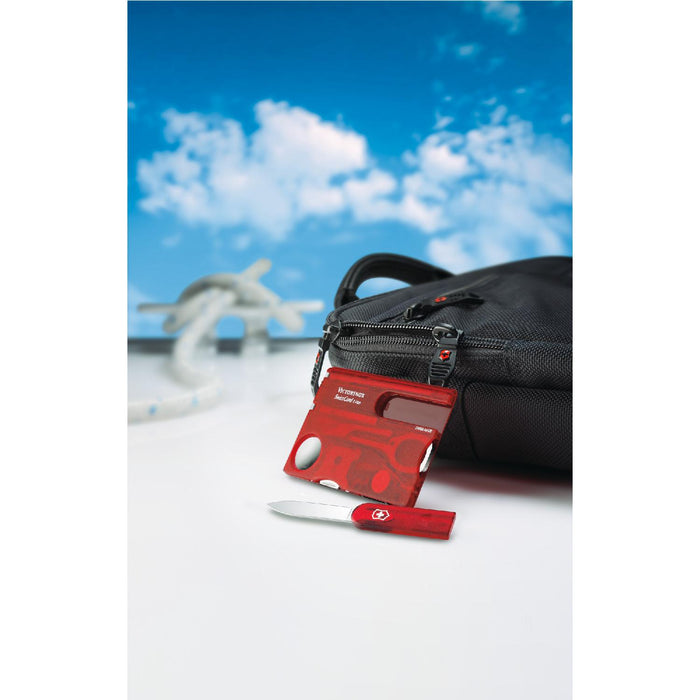Victorinox Swiss Card Lite, Rot transparent