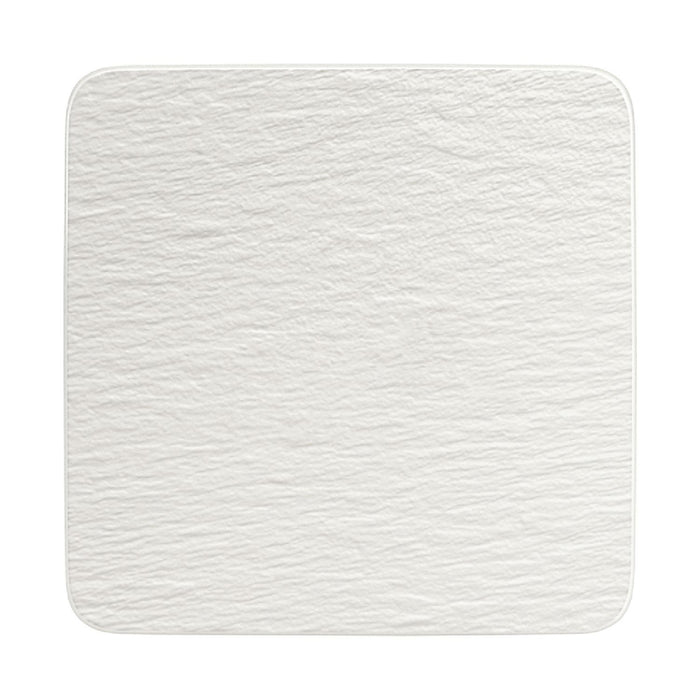 Villeroy & Boch Manufacture Rock blanc Servierplatte quadratisch/Gourmetteller
