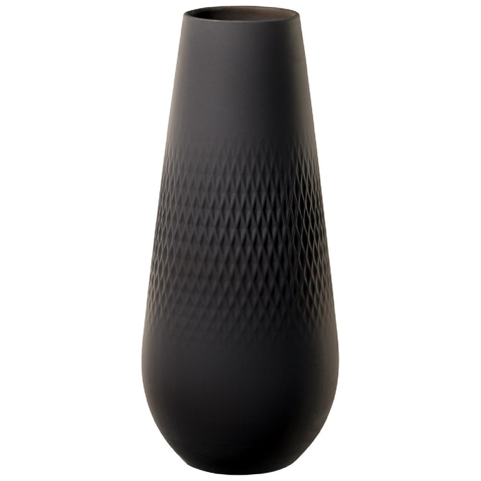 Villeroy & Boch Manufacture Collier noir Vase Carré hoch