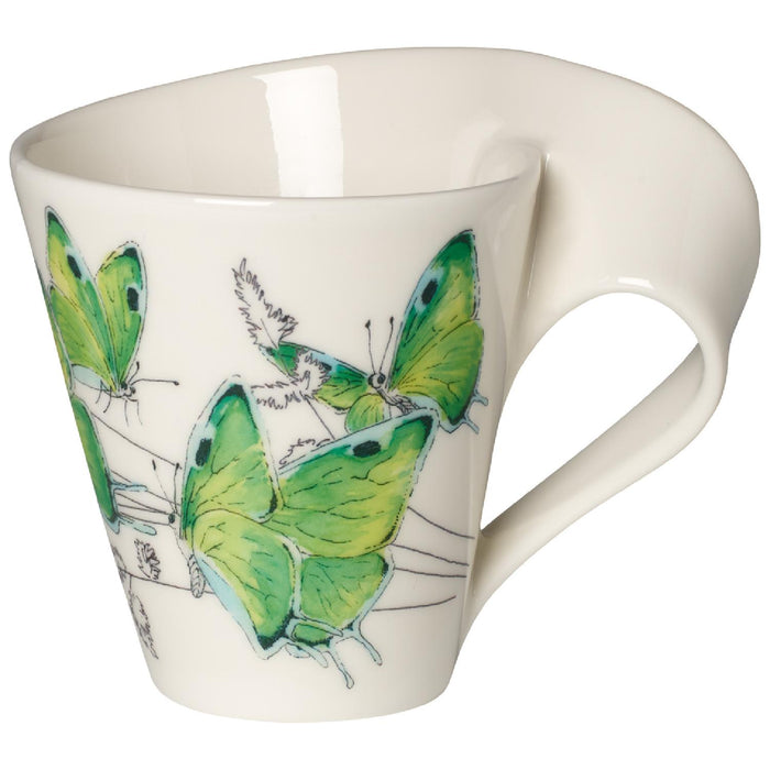 Villeroy & Boch NewWave Caffè Deep green hairstreak Becher mit Henkel (Geschenkkarton)