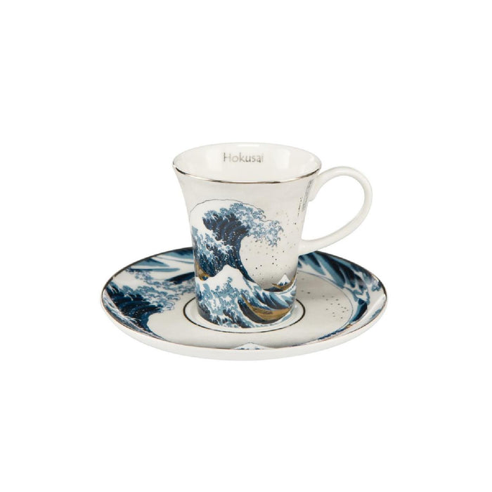 Goebel Katsushika Hokusai - Die Welle - Silber Espressotasse