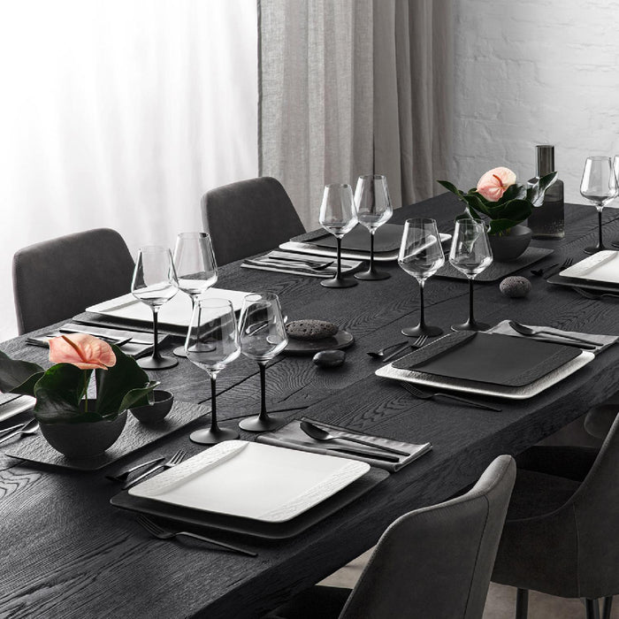 Villeroy & Boch Manufacture Rock Rotweinkelch, Set 4tlg.