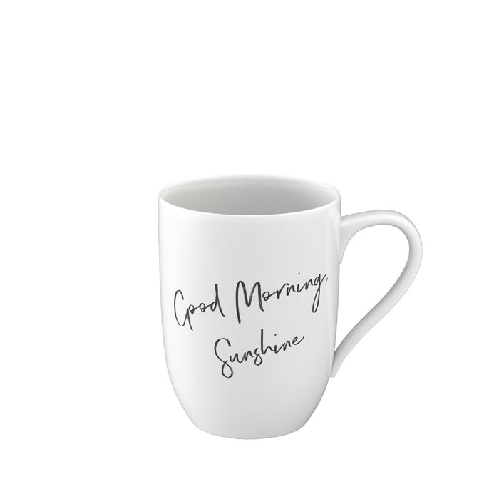 Villeroy & Boch Statement Becher mit Henkel Good Morning, Sunshine