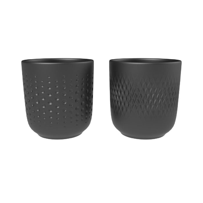 Villeroy & Boch Manufacture Collier noir Becher Set 2tlg.