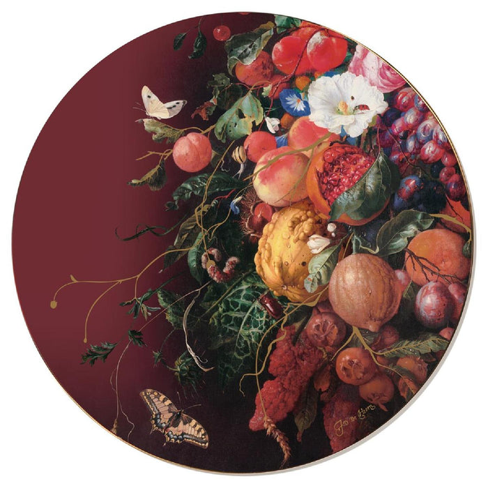 Goebel Jan Davidsz de Heem - Girlande aus Blumen+Früchten Wandbild