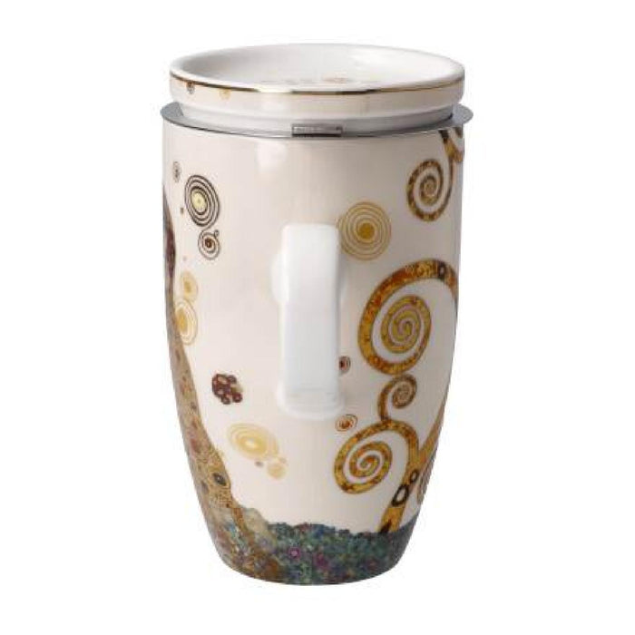Goebel Gustav Klimt  Der Kuss Teetasse mit Deckel und Sieb