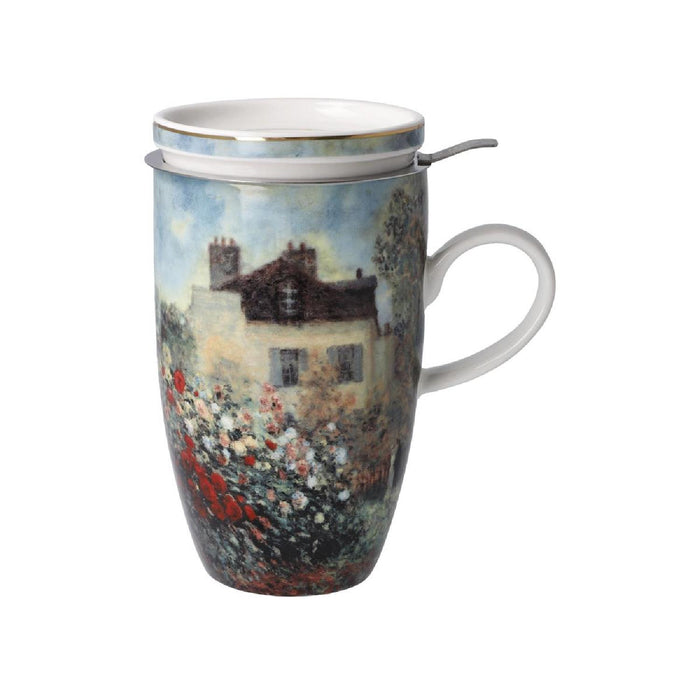 Goebel Claude Monet  - Das Künstlerhaus - Teetasse mit Deckel und Sieb