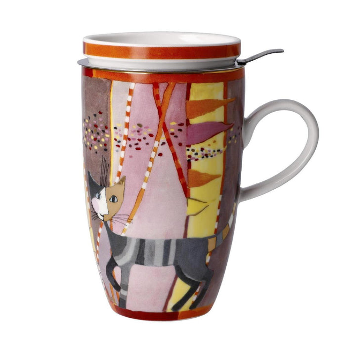Goebel Rosina Wachtmeister - Sottosopra Teetasse mit Deckel und Sieb