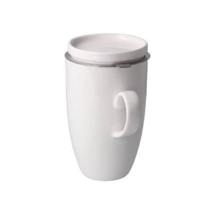 Kaiser weiß Teetasse mit Deckel und Sieb
