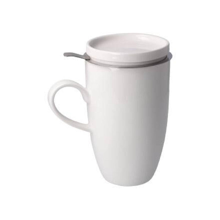 Kaiser weiß Teetasse mit Deckel und Sieb