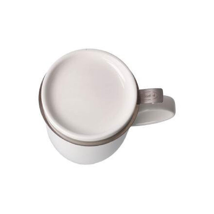 Kaiser weiß Teetasse mit Deckel und Sieb