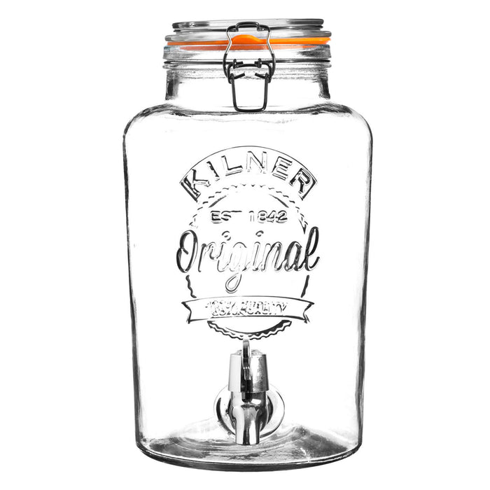 KILNER ROUND Bügelverschluss Getränkespender, 5 Liter