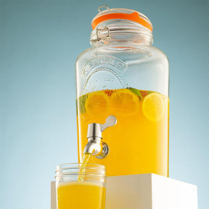 KILNER ROUND Bügelverschluss Getränkespender, 5 Liter