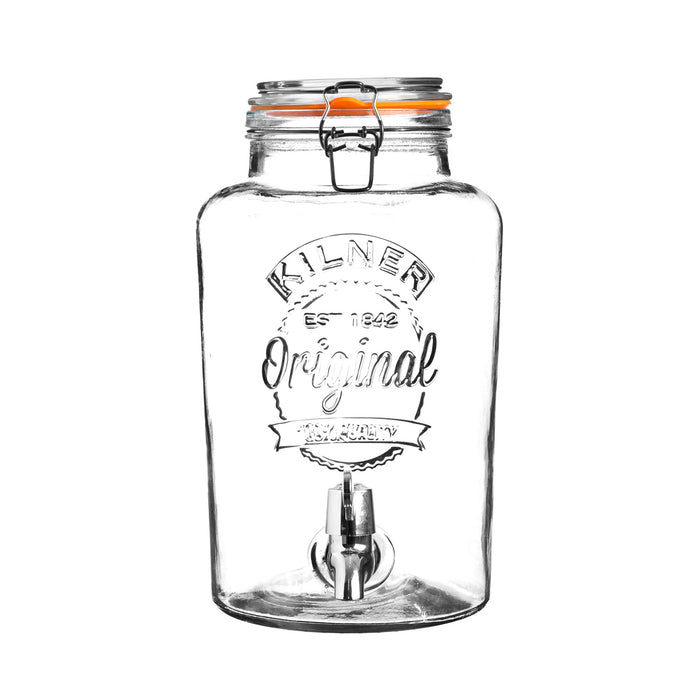 KILNER ROUND Bügelverschluss Getränkespender, 8 Liter