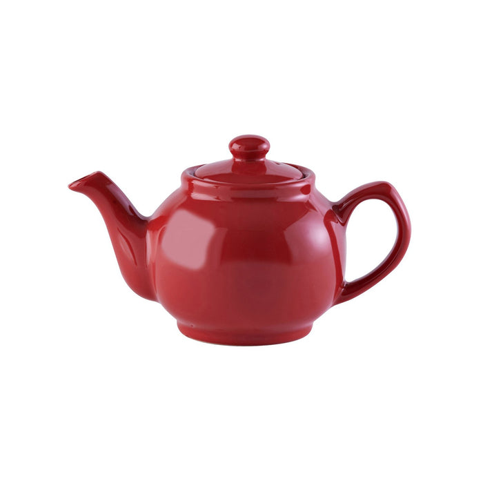 Price & Kensington Teekanne, glänzend rot, 2 Tassen
