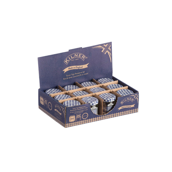 KILNER Rundes Drehverschluss Einkochglas, 43 ml