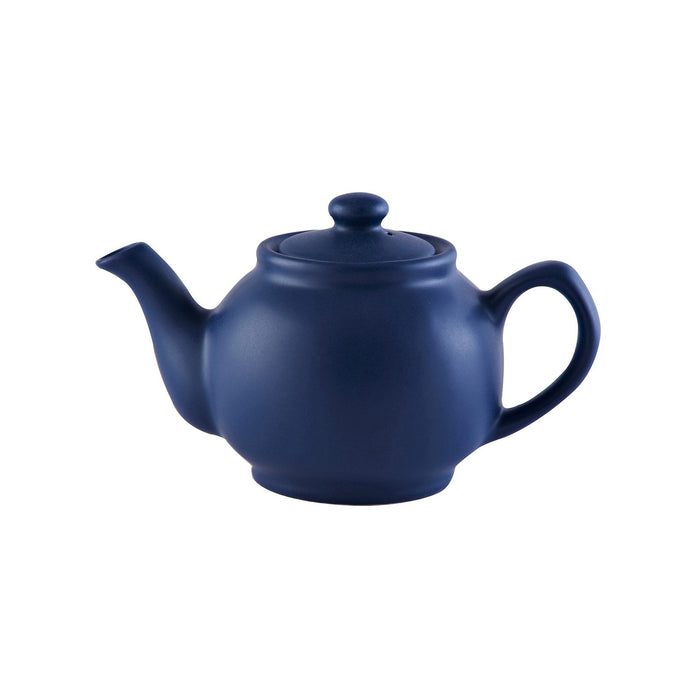 Price & Kensington Teekanne, matt blau, 2 Tassen