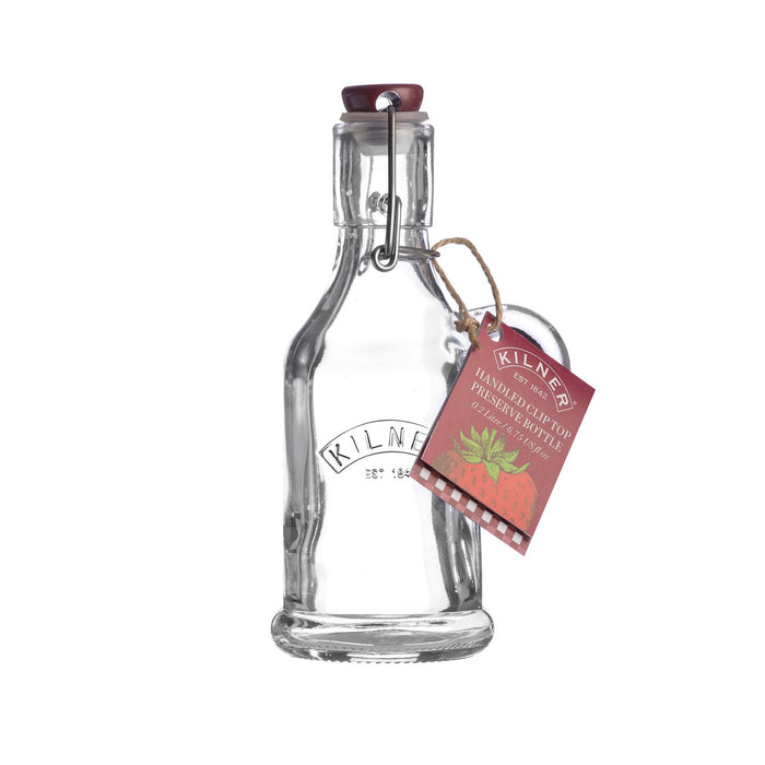 KILNER Bügelverschluss Flasche mit Henkel, 0.2 Liter
