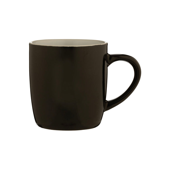 Price & Kensington Tasse aus Steingut, schwarz, 330 ml