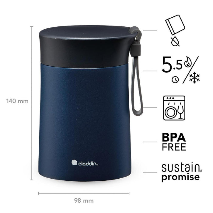ALADDIN Bistro Lunch-Thermobecher, 0,4L, Navy-Blau