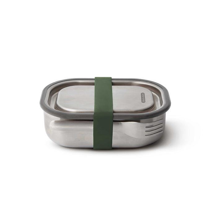BLACK+BLUM Edelstahl Lunchbox klein, Olive, 600 ml