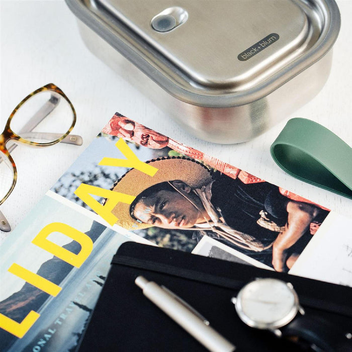 BLACK+BLUM Edelstahl Lunchbox klein, Olive, 600 ml