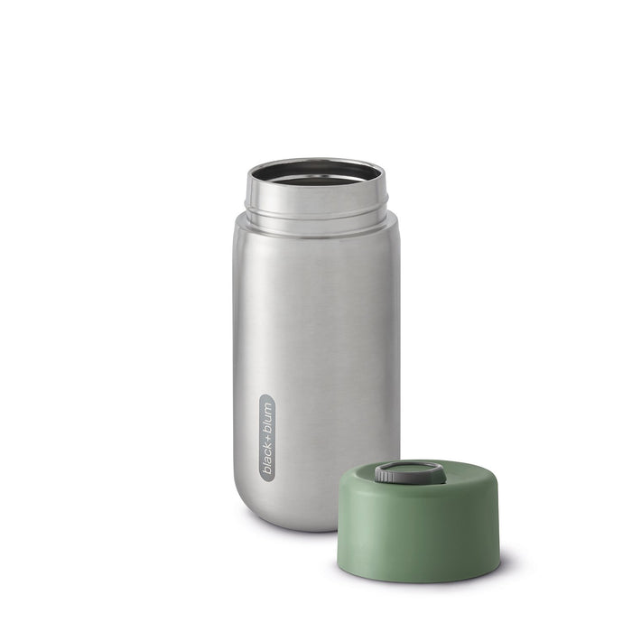 BLACK+BLUM Edelstahl To Go Isolierbecher, olive, 340 ml