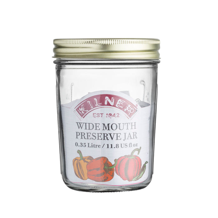 KILNER Weithals-Einmachglas, 350 ml
