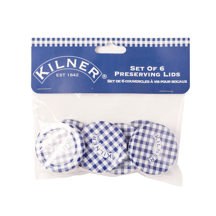 KILNER PACK A: 6 x 43 cm Drehverschluss Deckel