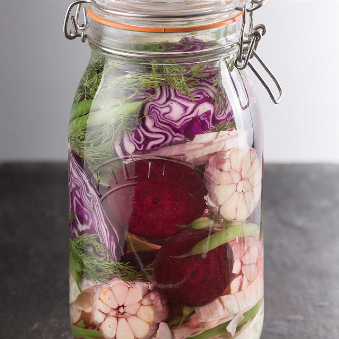 KILNER Rundes Bügelverschluss Glas, 1,5 Liter