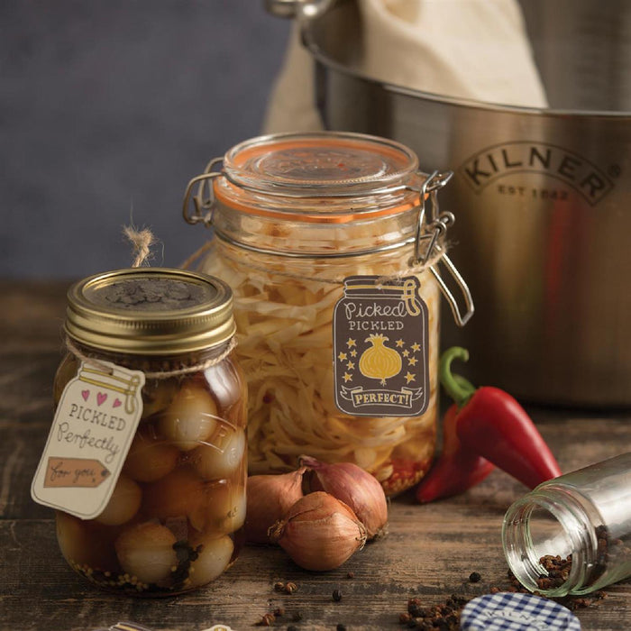 KILNER Rundes Bügelverschluss Glas, 1 Liter