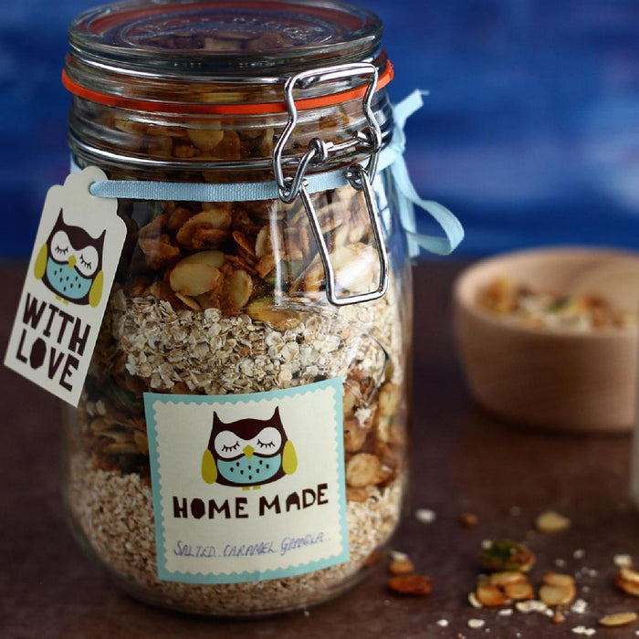 KILNER Rundes Bügelverschluss Glas, 1 Liter