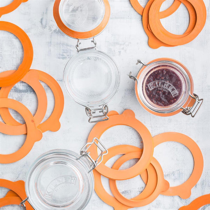 KILNER 6er Pack Einkochringe für 0.35 - 2 Liter