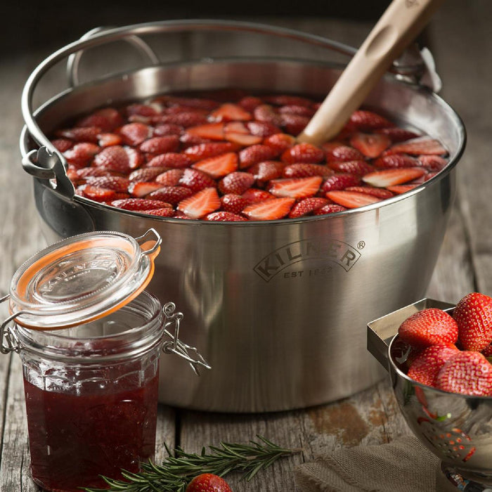 KILNER Edelstahl Einkochtopf, 8 Liter