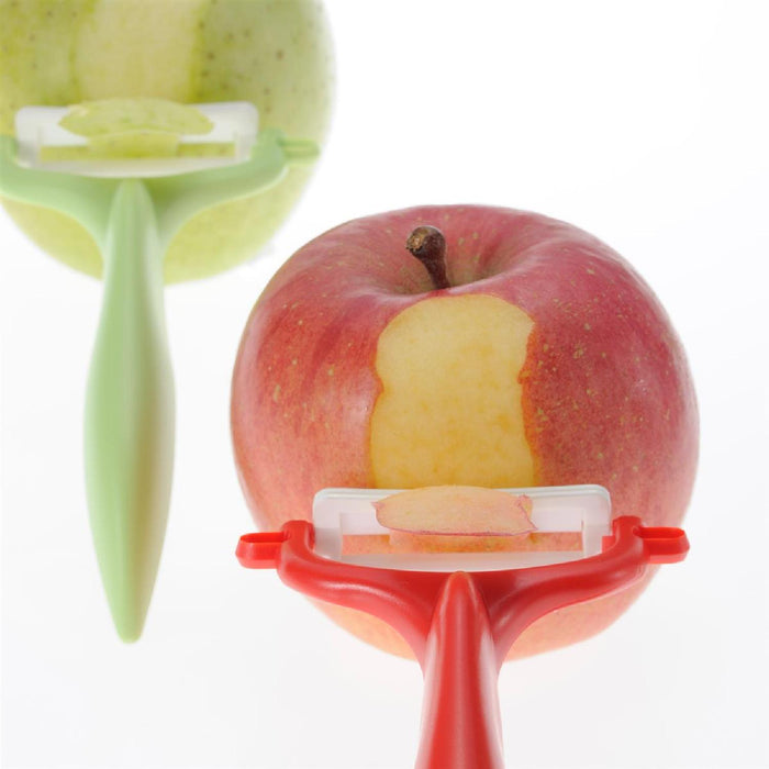 KYOCERA GEN GREEN Starter Set: Obst-und Gemüsemesser mit Schäler