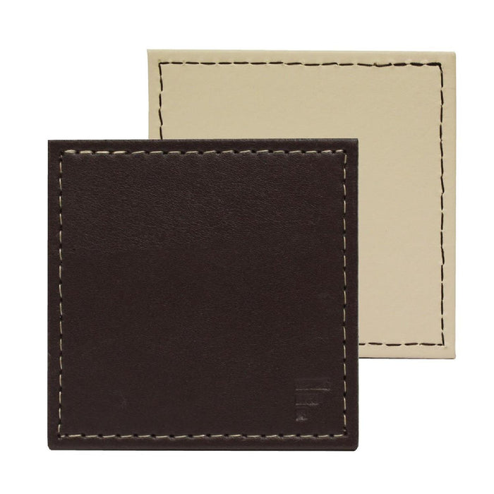 FREEFORM DUO - Untersetzer Schokobraun/Creme, 4er Set