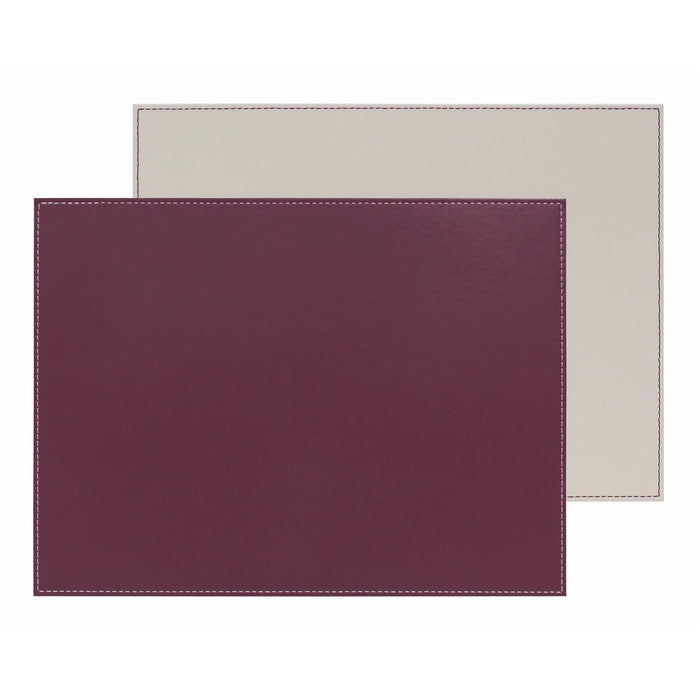 FREEFORM DUO - Platzset rechteckig, Pflaume/Elfenbein