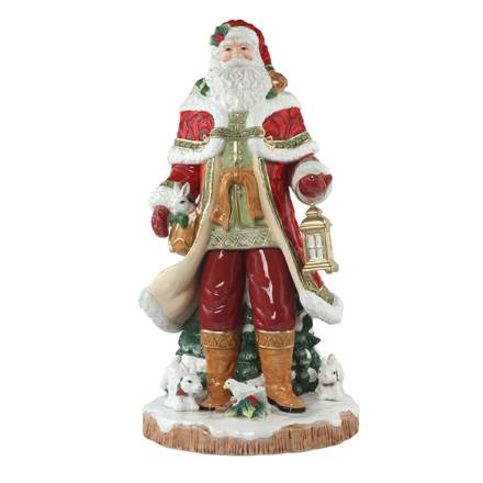 Goebel Santa mit Laterne Figur