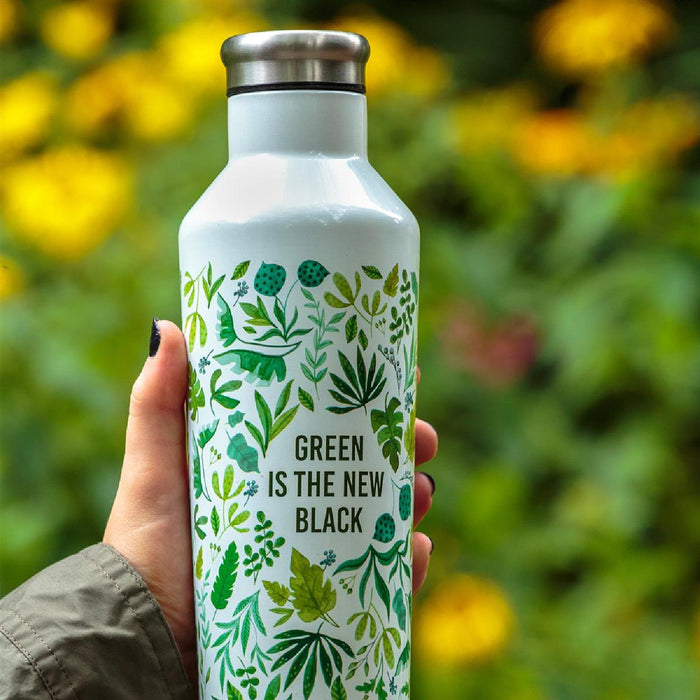 TYPHOON PURE NEW BLACK Isolierflasche aus