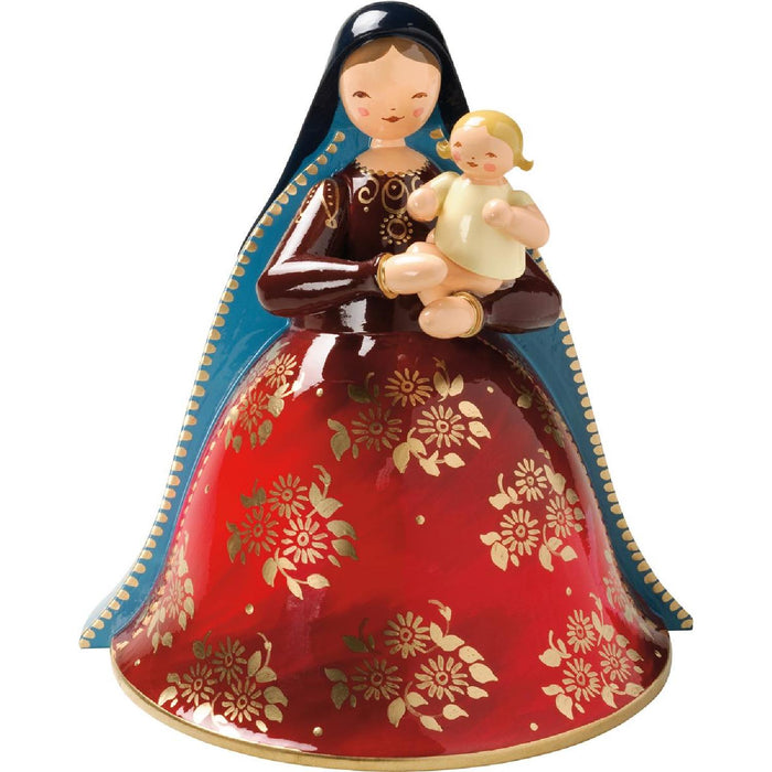 Wendt & Kühn Madonna mit Christkind, reich bemalt