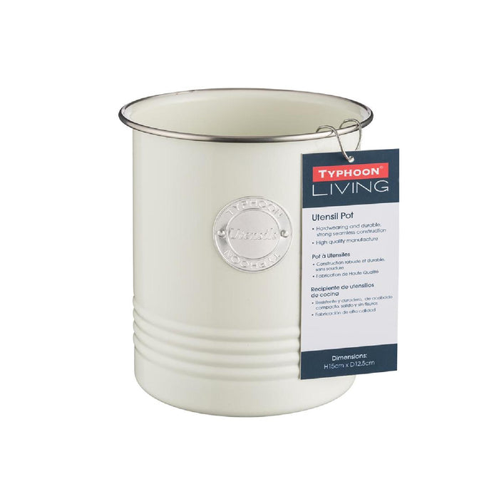 TYPHOON LIVING Utensilienbehälter, pastellcreme, 1,7 Liter