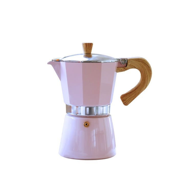 GNALI & ZANI Venezia - Espressokocher, rosa, 6 Tassen