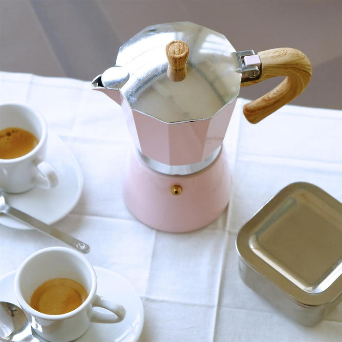 GNALI & ZANI Venezia - Espressokocher, rosa, 6 Tassen