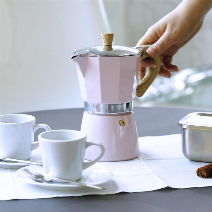 GNALI & ZANI Venezia - Espressokocher, rosa, 9 Tassen