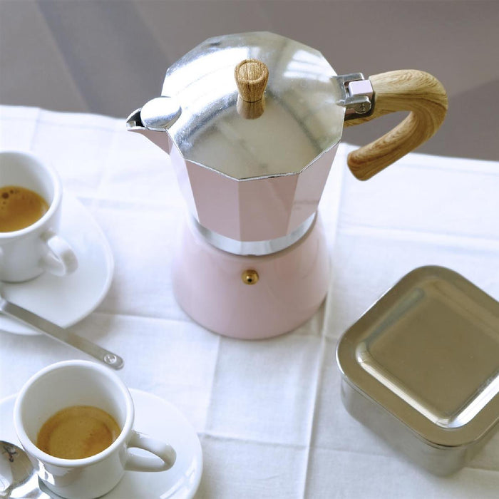 GNALI & ZANI Venezia - Espressokocher, rosa, 9 Tassen