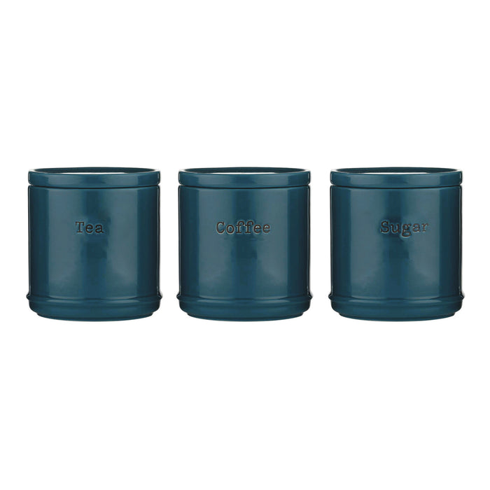 Price & Kensington ACCENTS Vorratsdosen, 3er Set, petrol, 750 ml