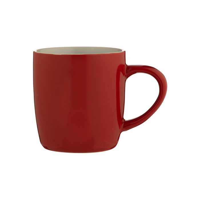 Price & Kensington Tasse aus Steingut, dunkelrot, 330 ml