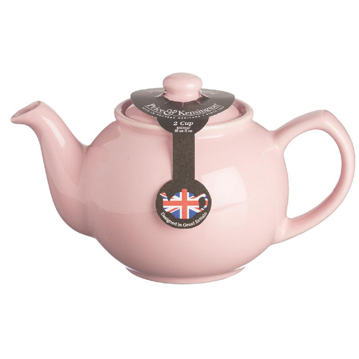 Price & Kensington Teekanne pastell pink, 2 Tassen