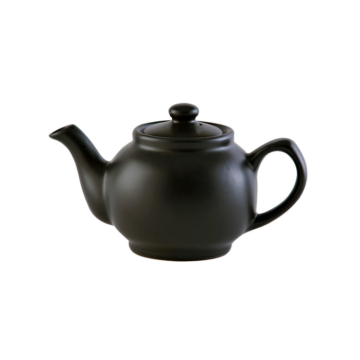 Price & Kensington Teekanne, matt schwarz, 2 Tassen